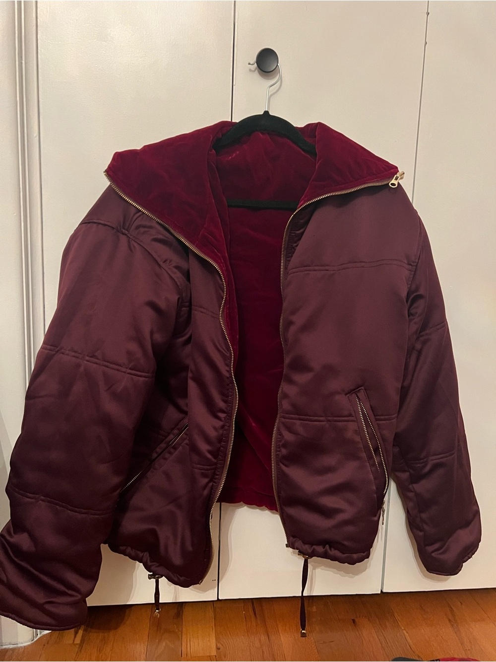 Double sided puffer jacket